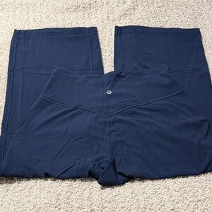 lululemon athletica Navy Wide Leg crop Leggings